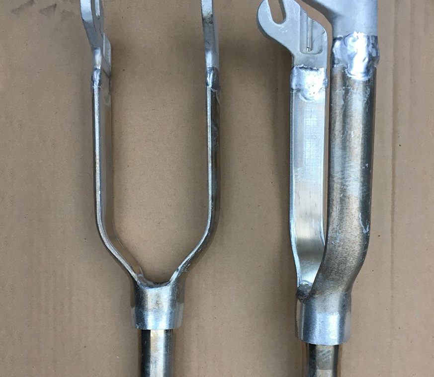 自行車前叉熱處理加工