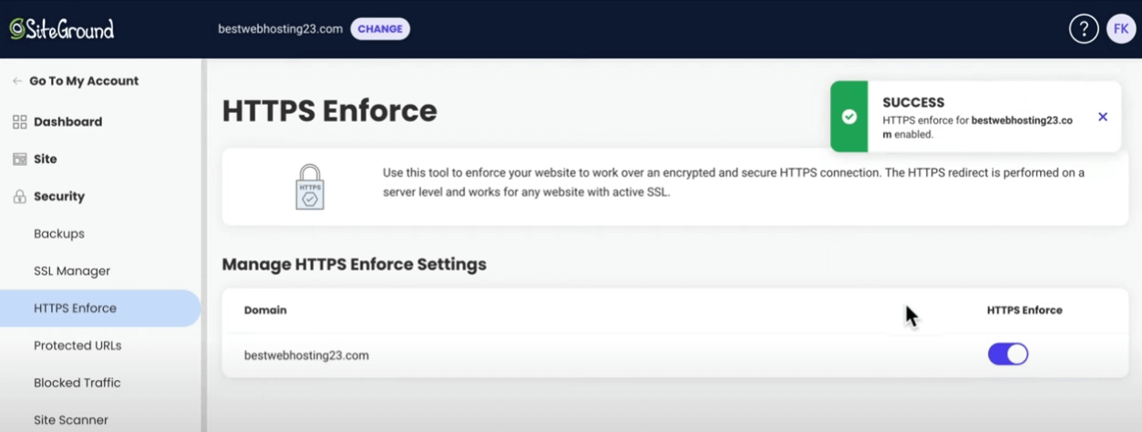 WooCommerce跨境电商独立站, 强制打开HTTPS ENFORCE的开关
