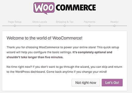 WooCommerce跨境电商独立站, WooCommerce Wizard