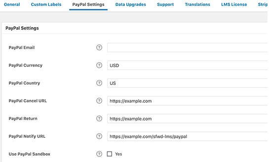 如何用WordPress搭建网络课程平台, PayPal设置