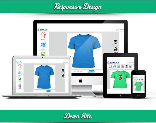 商品设计类WooCommerce插件, 制作按需打印类跨境电商网站, Responsive product designer for WooCommerce