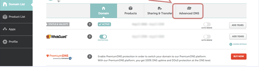 跨境电商独立站制作, Cloudways建站, Advanced DNS