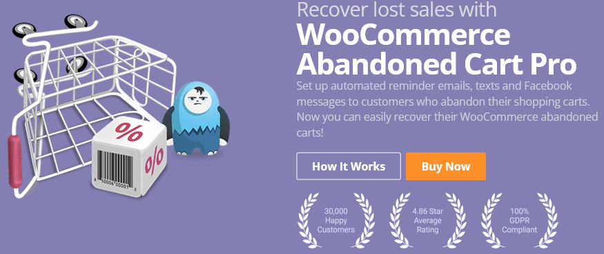 促使买家清空WooCommerce购物车, 清空WooCommerce购物车, abandoned cart pro for woocommerce